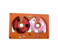 YGBWAOV Cassette Audio Vierge en Métal Double Face de 50 Minutes, Petite Boîte Creuse à Disque Ouvert, Disque Vierge.