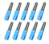 YGBWAOV Connecteur de Fibre Optique SC-UPC à Assemblage 10 Pièces pour Câble en Fibre en Forme de Papillon 2 mm X 3 mm Connecteurs Rapides.