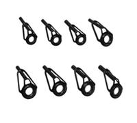 YGBWAOV Ensemble de Réparation de Canne à Pêche Ultime de 80pcs - Anneaux de Pointe en Acier Inoxydable et en Céramique pour Le Kit de Réparation de Pôle Supérieur