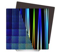 YGBWAOV Feuille H1H Texturée Double Face 310 X 310 Mm, Arc-en-Ciel Flexible + Plaque de Construction Magnétique Phantom H1H pour -10-10S