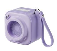 YGBWAOV Haut-Parleur Bluetooth au Design Rétro, Mini Portable sans, Subwoofer en Forme de Caméra, Violet.
