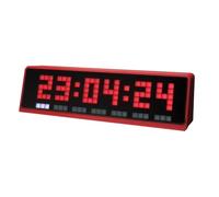YGBWAOV Horloge D'Affichage Multifonction avec Horloges Météorologiques Stocks Crypto-Monnaie Bitcoin Forex Prix de Bureau Dot Matrix Écran WiFi C