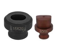 YGBWAOV Kit de Perforation Hydraulique, Matrice Ovale 14x20mm, Acier 40Cr, Perforateur Électrique pour Machines -20 JP-20 15x20.