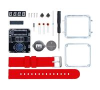 YGBWAOV Kit de Surveillance Électronique de Bricolage LED DIGUR Digital DIFFICATION du Projet de SOUDERING DIY Cas Transparent 3V Kit Électronique DIY 3V PLATÉE - Idéal pour L'Apprentissage et Les
