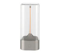 YGBWAOV Lampe de Bureau à Capteur Tactile, Contrôle Tactile, Lumière LED Dimmable à Trois Niveaux, Petite Lumière de Nuit, Chargement USB, Lumière Magnétique, Gris.