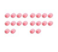 YGBWAOV Lot de 20 Pare-Brise pour Micro-Casque à, Housse en Mousse éponge pour Microphone, Taille Mini, Pare-Brise pour Micro-Cravate Rose
