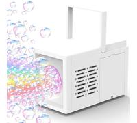 YGBWAOV Machine à Bulles Électrique Portable Entièrement Automatique sans Batterie Ni Liquide à Bulles pour Extérieur, Anniversaire.