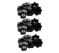 YGBWAOV Machinery Ecrous Moletés de Serrage Lame Poignée M8 Filetage 18Pcs