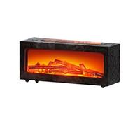 YGBWAOV Mini Diffuseurs pour Huiles Essentielles pour Humidificateur de Cheminée avec Télécommande Flamme de Feu de Camp 7 Lumières Colorées B