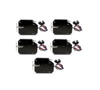 YGBWAOV Mini Serrure Électronique de Porte de Cabinet 5 Pièces Serrure de Porte DC 12V Petite Serrure Électromagnétique Contrôle Électrique de Distribution