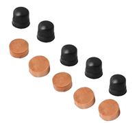 YGBWAOV Pièce de Remplacement pour Coulisse de Trombone, Protecteurs en Silicone de 10 Mm, Liège de Soupape D'Évacuation, Réparation de L'Extrémité.