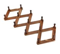 YGBWAOV Porte-Manteau en Bois Extensible Multi-Usages - Support Mural Accordéon de Style Vintage pour Chapeaux, Manteaux, Tasses, Écharpes, Rangement de