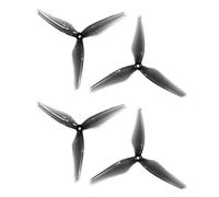 YGBWAOV pour Accessoires de Drone RC FPV, 4PCS Hélices de 7,5 Pouces, Pale en PC à 3 Lames, 2CW + 2CCW 7,5X3X3.