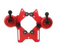 YGBWAOV Pour le Marbre, Guide de Perceuse à Trou Réglable Compatible Sans Perçage avec Ventouses Doubles, Localisateur de Trou Ouvert pour un Travail Efficace.