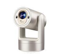 YGBWAOV Projecteur Intelligent HD 1080p Support 200ANSi Android 9.0 Projecteur pour Les Jeux à Domicile Silver EU Plug