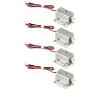 YGBWAOV Serrure Électromagnétique à Solénoïde, Lot de 4 Mini-Portes/Tiroirs à Languette Vers le Bas