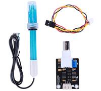 YGBWAOV Sonde de Capteur de PH avec Calibration de 0 à 14 pour Analyseur D'Eau de Piscine, Pièce de Rechange pour Laboratoire Expérimental.