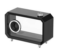 YGBWAOV Subwoofer RVB de Bureau de Bureau à Volume Élevé DIY Transparent Bluetooth Transparent AUX Play Affichage de L'Ordinateur Audio A