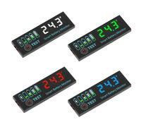 YGBWAOV Voltmètre DC 7-55 V, Testeur de Tension, Voyant LED HD, Voltmètre 3S-12S pour Batterie Acide/Lithium-Ion, Affichage de la Puissance