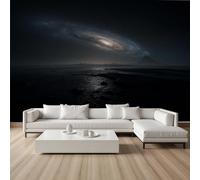 YGcegcia Papier Peint Intissé Galaxie Système Solaire Univers Papier Peint Panoramique Planète Ciel étoilé Corps Céleste Tapisserie Photo Murale pour Salon Chambre Bureau 300x210 cm