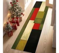 YGcegcia Tapis Couloir Long Abstrait Géométrique Moderne Rectangle Tapis de Passage 60x150 cm Coloré Peinture Fluide Paillasson D'entrée Interieur AntidéRapant Doux Descente de Lit Chambrel Mangerd
