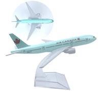 YGCHEN Avion Modèle Alliage 777 Air Canada 1/400 Diecast Avion Modèle avec Support Miniature Collection Jouet Modélisme d'avion