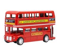 YGCHEN Modèle de Bus Jouet Bus à Impériale London Modèle de Voiture Rouge en Alliage Jouet Bus Miniature Modèle pour Enfants