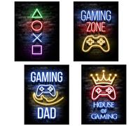 YGCHEN Poster Gamer Affiche Murale Jeu Vidéo Decoration Murale Game Affiche Salle de Jeux Tableau Mural Gaming Photos Jeu Affiches Sans Cadre 20 x 30 cm
