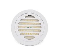 YGDLUCK Siphon de Sol Rond en Laiton chromé 12 x 12 cm, pour égouts, Couvercle de crépine, Grille de vidange, Siphon de Douche à Grand déplacement, Siphon de Salle d'eau