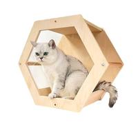 YGDYFDC Arbre a Chat Cadre d'escalade en Bois for Chat, tremplin Mural for Chat, nid de Chat, Corde en Sisal en Bois Massif, décoration Murale de Salon Chaise de Chat