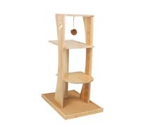 YGDYFDC Arbre a Chat Cadre d'escalade en Bois Massif for Chat, Grande étagère de Saut for nid de Chat, Meubles durables et Magnifiques avec Support for Chat Chaise de Chat
