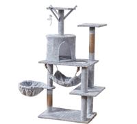YGDYFDC Arbre a Chat Cadre d'escalade en Corde de Chanvre for Chat, Grand Cadre d'escalade for Chat, nid d'arbre à Chat, étagère adaptée aux Chats d'intérieur Chaise de Chat(2)