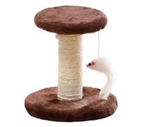 YGDYFDC Arbre a Chat Cadre d'escalade en Sisal Double Couche for Chat, Planche à gratter, Plate-Forme de Saut, meulage des Griffes, Fournitures de Jouets for Chats Chaise de Chat(Brown)