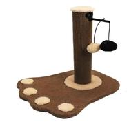 YGDYFDC Arbre a Chat Cadre d'escalade for Chat Amusant Et Diversifié, Broyeur À Griffes, Bâton De Taquinerie for Chat, Nid De Chat en Bois Massif, Jouet en Peluche for Chat Chaise de Chat(Brown)