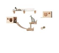 YGDYFDC Arbre a Chat Cadre d'escalade for Chat, Combinaison nid de Chat Mural en Bois Massif et Plateforme de Saut for Chat Qui ne Prend Pas de Place Chaise de Chat(K)