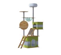 YGDYFDC Arbre a Chat Cadre d'escalade for Chat, nid d'arbre à Chat, Plate-Forme de Saut, Salle de Livraison, Planche à gratter, Berceau à Capsules spatiales, Villa Chaise de Chat