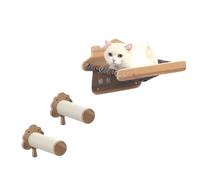 YGDYFDC Arbre a Chat Cadre d'escalade for Chat, nid de Chat Suspendu au Mur, Poste à gratter, hamac for Chat, escalier, Jouet Boule Suspendue Chaise de Chat(312 * 39 * 30)