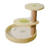 YGDYFDC Arbre a Chat Cadre d'escalade for Chat, Nid for Chat Tout-en-Un, Aucun Espace Requis, Auto-Divertissement for Petit Chat, Griffoir for Chat Chaise de Chat(Green)