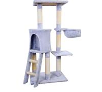 YGDYFDC Arbre a Chat Étagères for Chats, Grande Villa à Cinq étages, Cadre d'escalade, Villa Tout-en-Un, Quatre Saisons, nid, Arbre à Chat Chaise de Chat(2Grey)