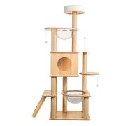 YGDYFDC Arbre a Chat Grande Capsule Double Espace for Chat, Cadre d'escalade, nid de Chat, Tour de Chat, Plate-Forme de Saut, étagère, Jouet de meulage de Griffes Chaise de Chat(A)