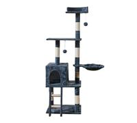 YGDYFDC Arbre a Chat Gros Chat Cinq étages Villa Chat Cadre d'escalade Arbre à Chat Tissu Chat Plate-Forme de Saut Chat Jouet adapté aux Chats d'intérieur Chaise de Chat(2Grey)