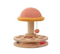 YGDYFDC Arbre a Chat Plateau tournant en Bois Massif for Chat, Jouet for Chat, meulage de Griffes en Sisal, Planche à gratter intégrée, Fournitures for Chat Chaise de Chat(L)