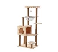 YGDYFDC Arbre a Chat Poste à gratter for Chat Cadre d'escalade for Chat en Bois Massif Grand nid de Chat Cadre for Chat intégré Poste à gratter for Chat Chaise de Chat(39,A)
