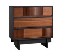 YGDYFDC Facile à Assembler Commode Rétro Chambre Armoire De Rangement Chevet Armoire De Rangement Salon Rangement Armoire Latérale Petits Casiers(C)