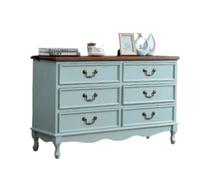 YGDYFDC Facile à Assembler Commode Simple Moderne Chambre Commode Armoire De Rangement Cinq Tiroirs Armoire De Salon Petits Casiers(Blue,C)
