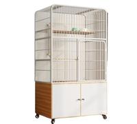 YGDYFDC Jolie Maison de Chat Cage d'intérieur for Chat, Villa de Luxe en Bois, Espace Libre avec Toilettes, chatterie intégrée, Maison for Chat Maison de Chat(12)