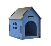 YGDYFDC Jolie Maison de Chat Maison en Bois détachable for Chat, Maison for Chien et Chien, avec fenêtre, Cabine extérieure, intérieure et extérieure, Haute Maison de Chat(A2,M)