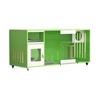 YGDYFDC Jolie Maison de Chat Nid de Chat et Villa for Toutes Les Saisons, Maison Semi-fermée, Bois Massif, Grand Espace, Armoire intérieure Chaude for Chat Maison de Chat(E,160 * 80 * 60CM)