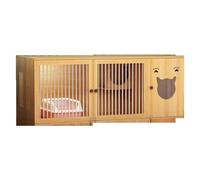 YGDYFDC Jolie Maison de Chat Nid et Cage à Chat en Bois Massif, Villa de Luxe à Trois étages, Armoire de Chambre à Chat, Maison Universelle Quatre Saisons Maison de Chat(B:180 * 120 * 60cm)