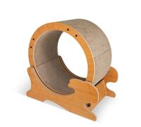 YGDYFDC Jouets pour Chats Planche à gratter for Chat, Tapis Roulant, Peut freiner, Rouleau de Fitness, Planche à Griffes de Chat muette, Peut remplacer 60 Chatons Tapis Roulant pour Chat